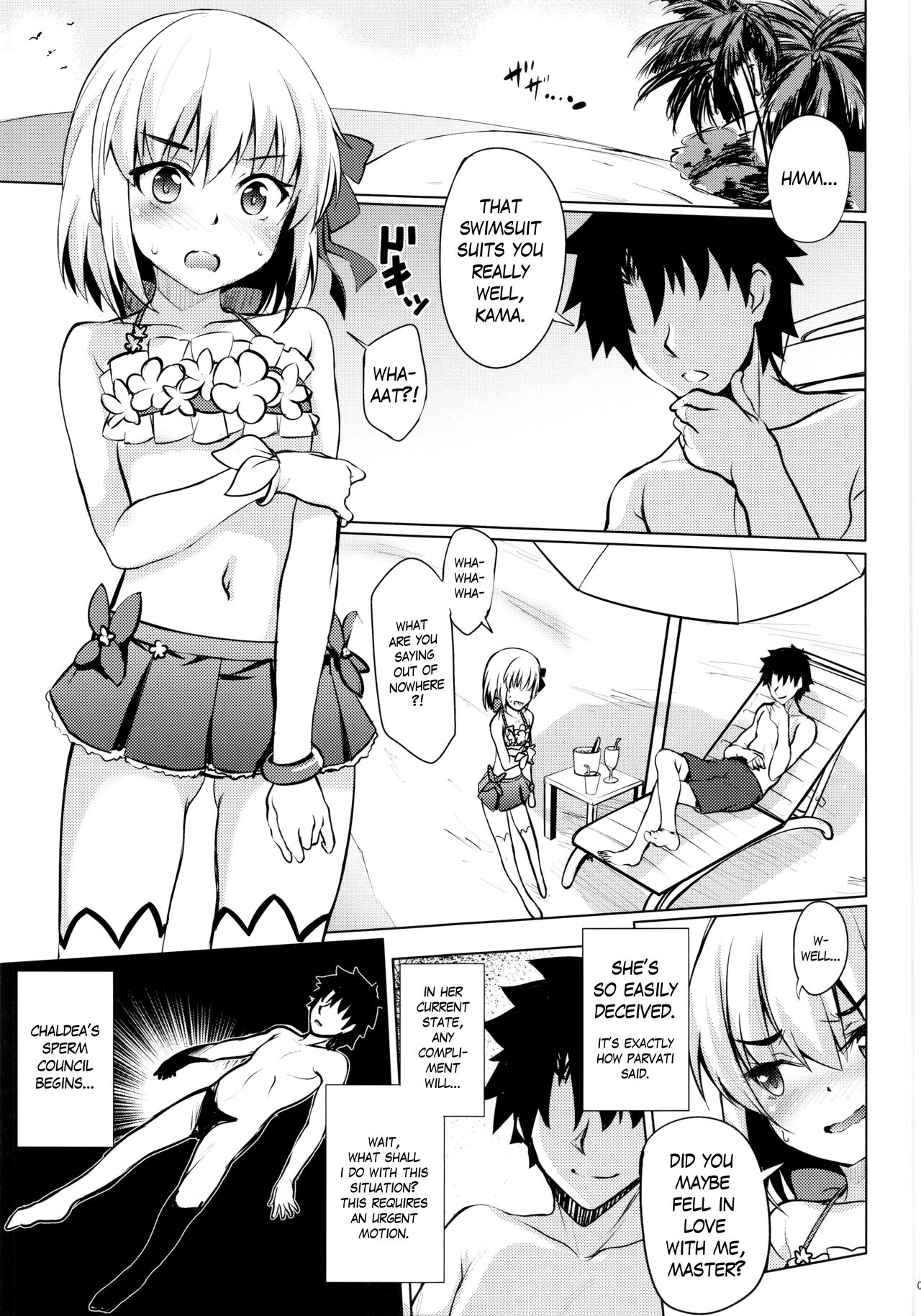 Choroi Kama wa Mendoukusai  | The Easily Deceived Kama is so Bothersome page 3 full