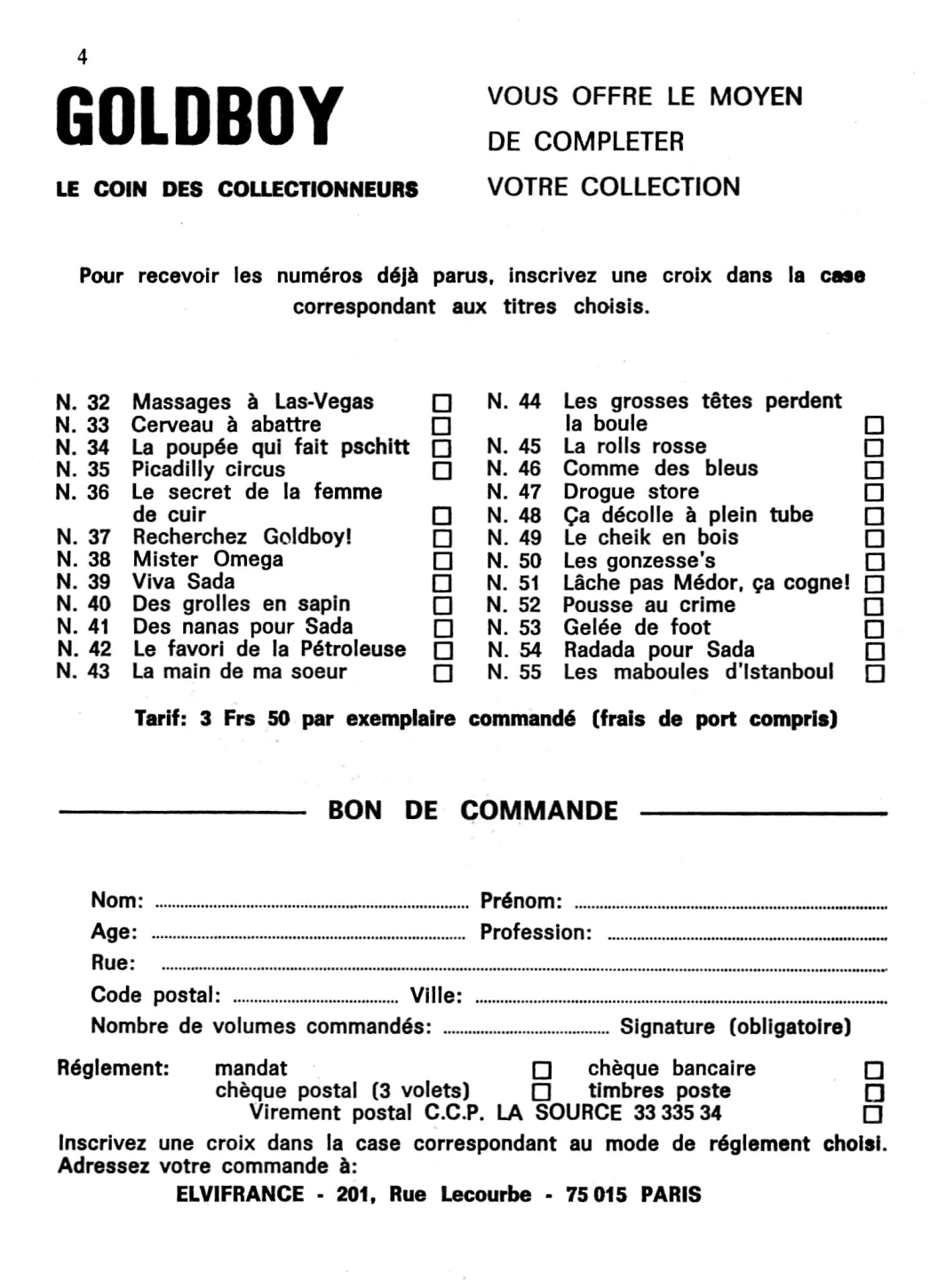 Goldboy N°56 - Piquouze pour une héroine page 4 full