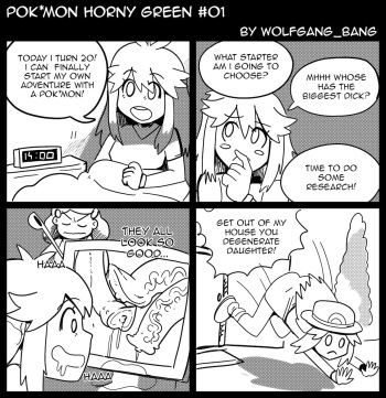 (wolfgang | wolfrad senpai | hassel_nut) Pok*mon Horny Green (Pokemon) [English](ongoing) cover