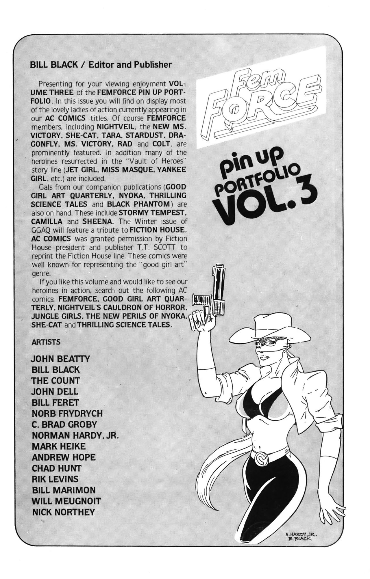 Femforce Pin-Up Portfolio 3 page 3 full
