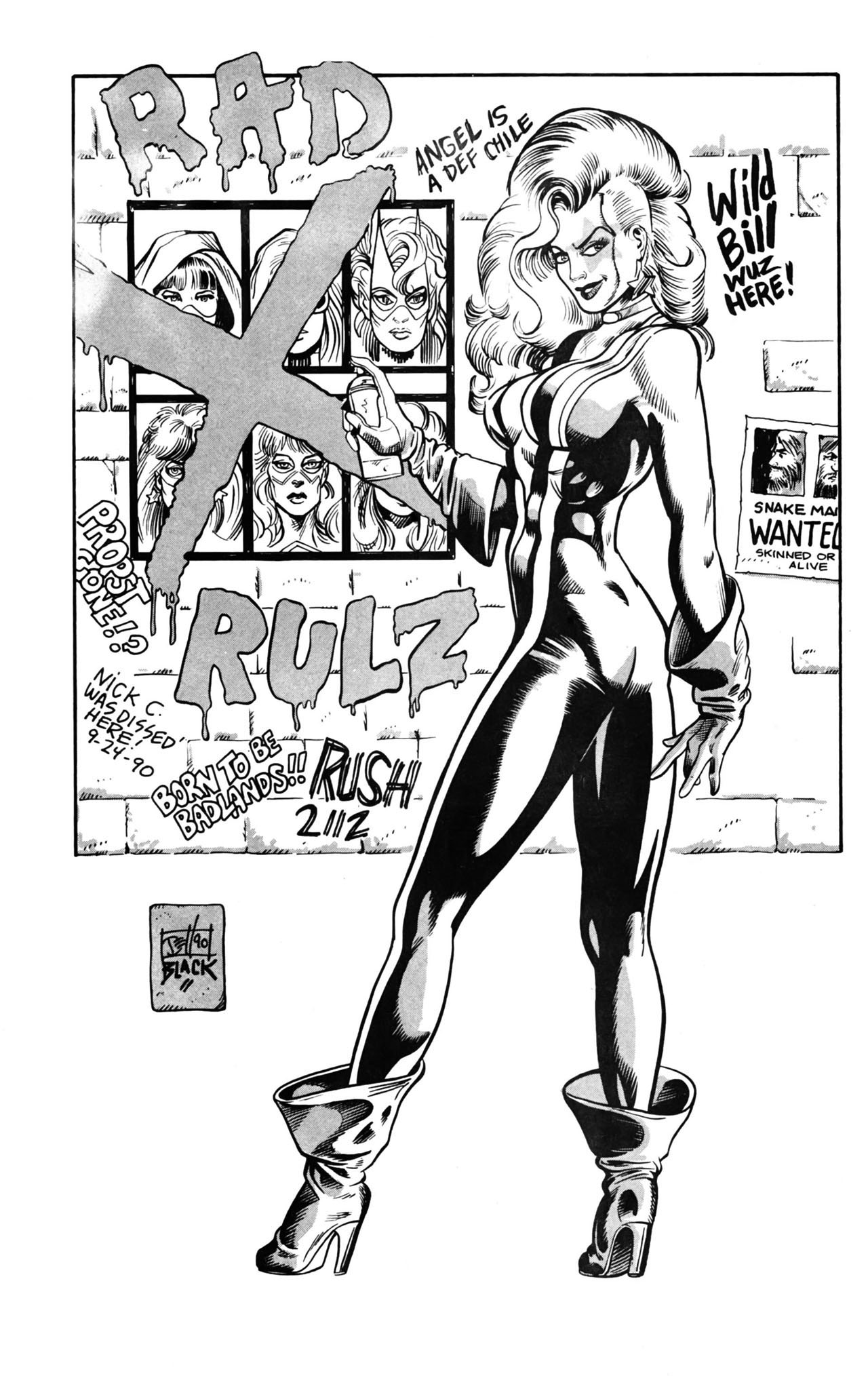 Femforce Pin-Up Portfolio 3 page 6 full