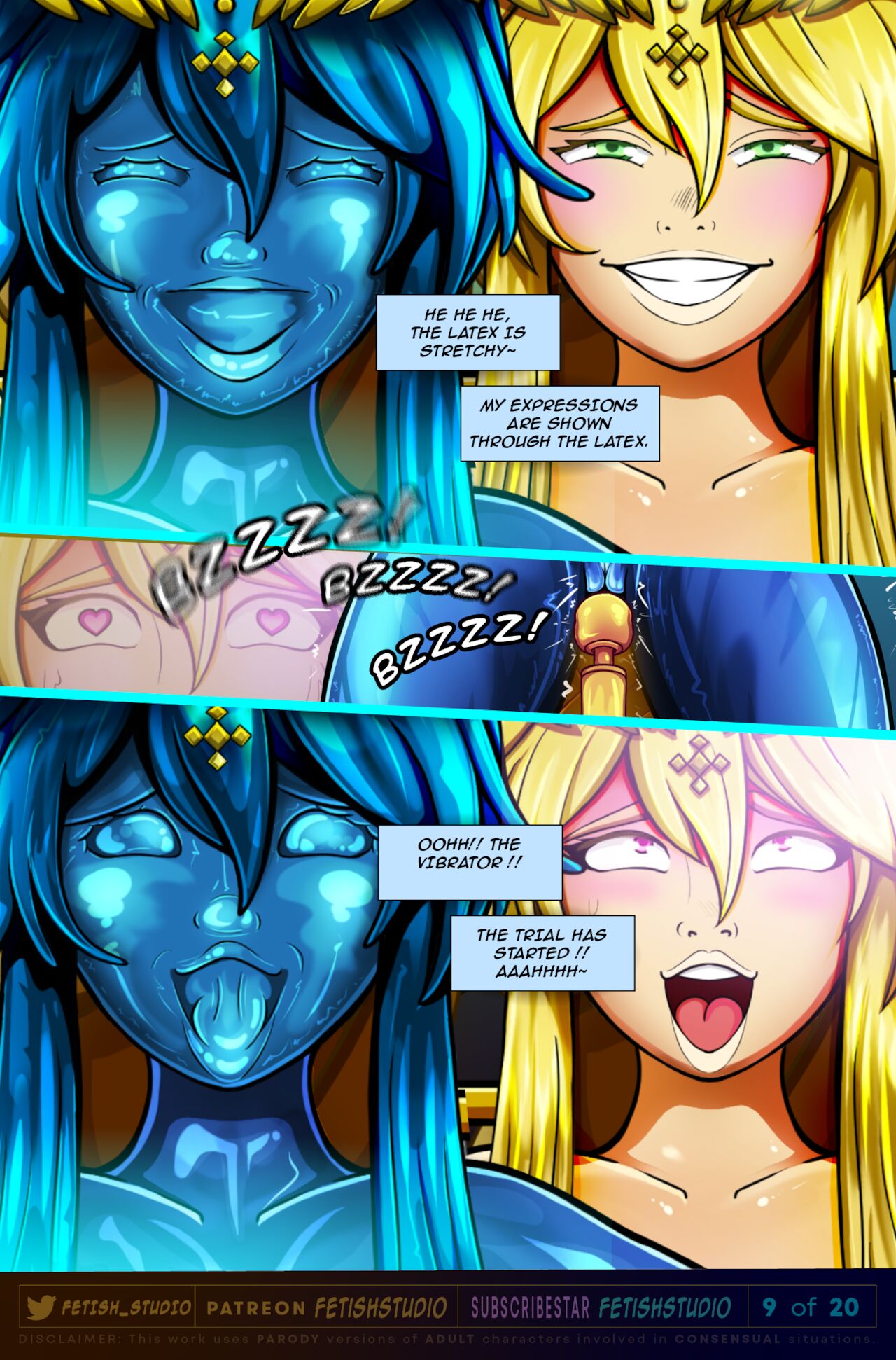 Artoria LANCER Pendragon | LATEX + GOLD Encasement page 10 full