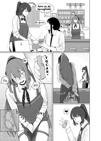 [HUQU] Cafe Part-Time M14 (Girls' Frontline) [Spanish] [Yuri] cover