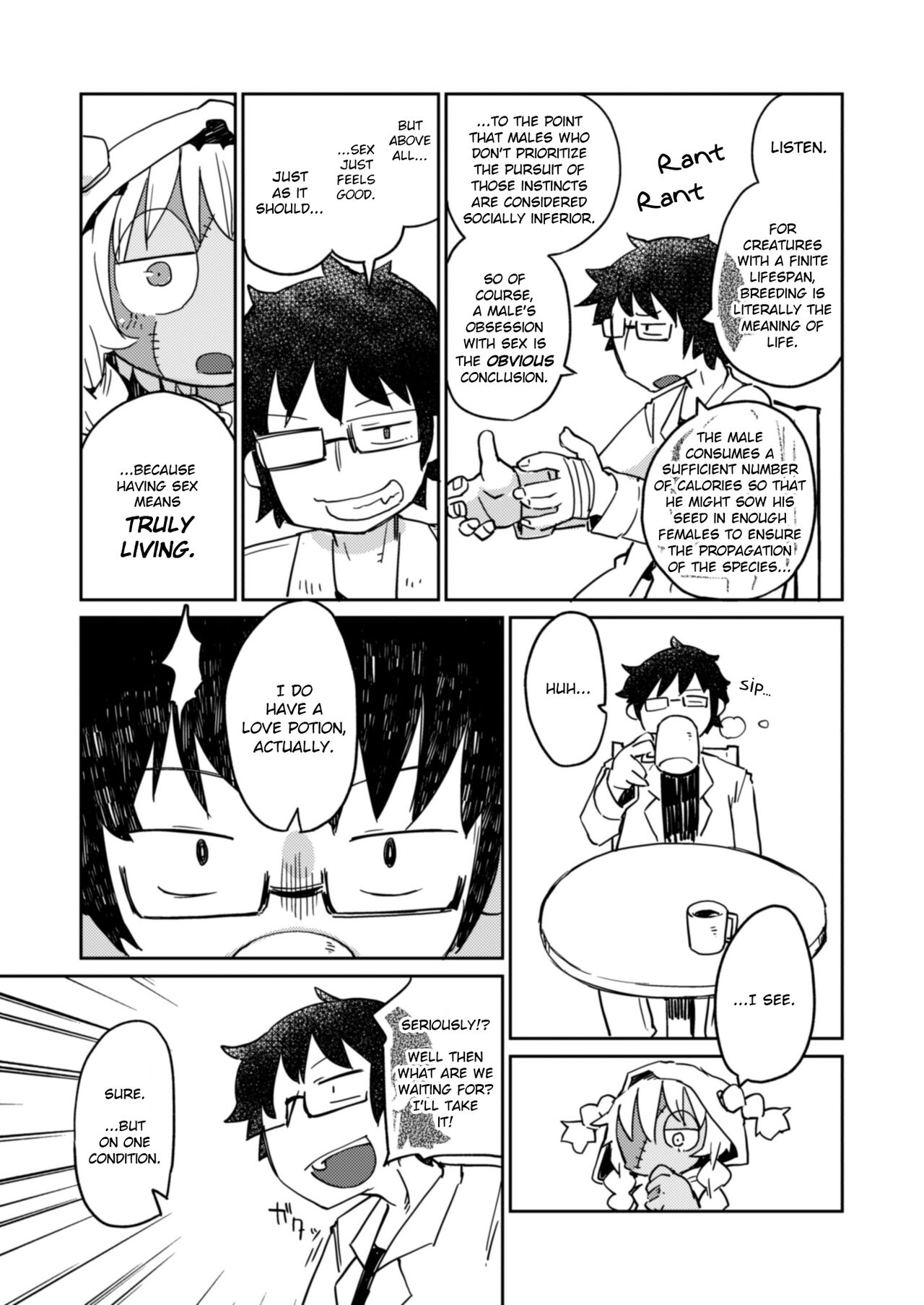 Kouhai no Tangan-chan #4 | Kouhai-chan the Mono-Eye Girl #4 page 12 full
