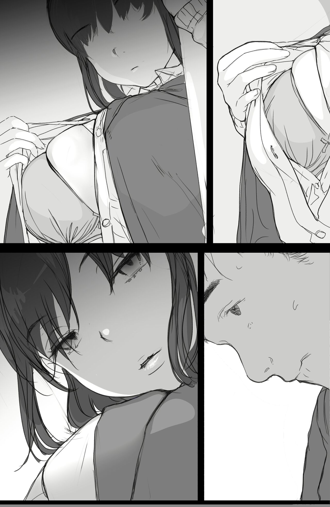Tsuukin Densha de Oppai o Mise ni Kuru Musume ga Ite Komattemasu | 출근전철에 가슴을 보여주러 오는 여자애가 있어서 곤란합니다 page 10 full
