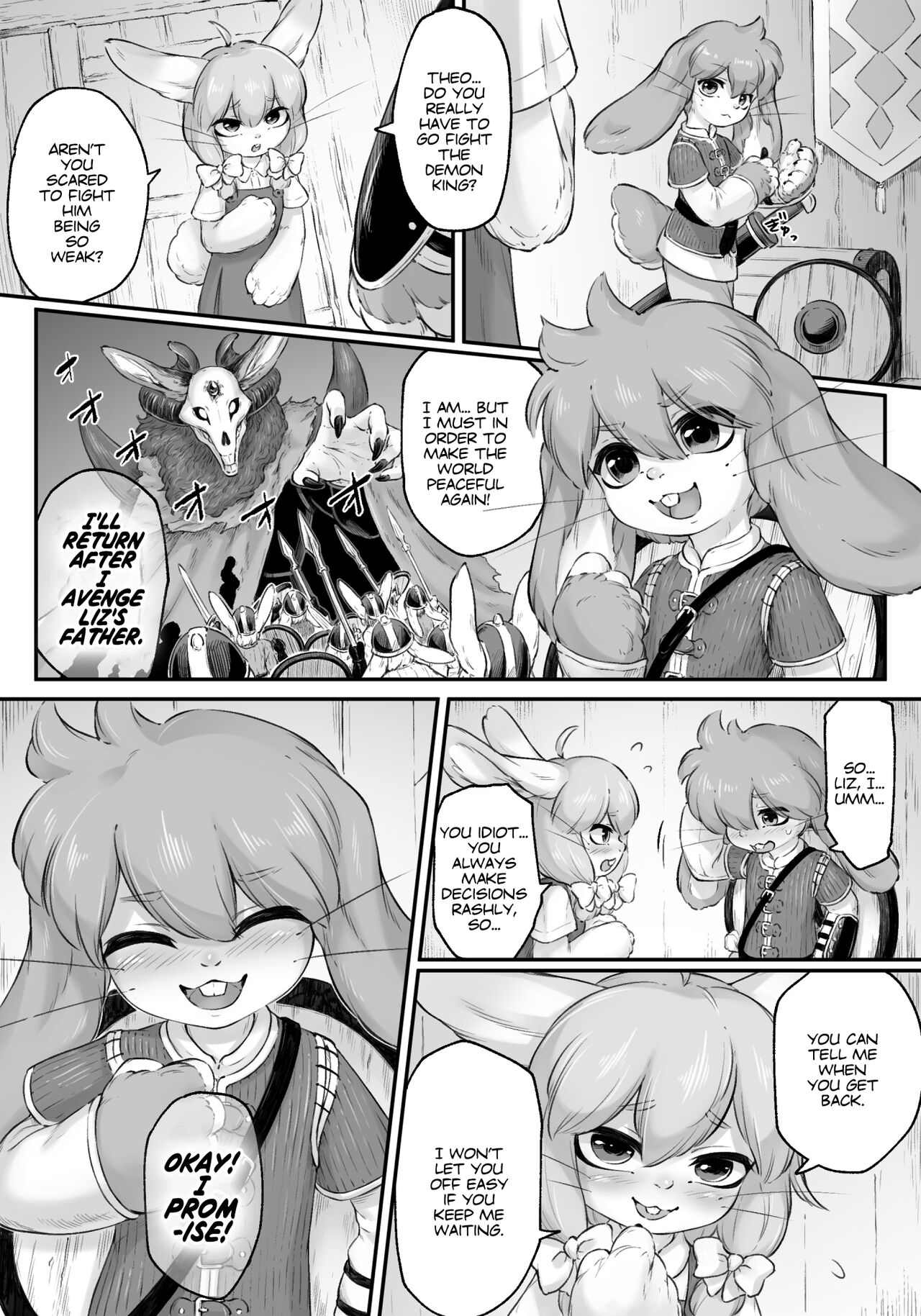 ANOKEMOproject / Bubonic - Usagi Yūsha wa Mura ni Nokoshita Osananajimi janaku Yadoya no okami o Erande shimatta page 2 full