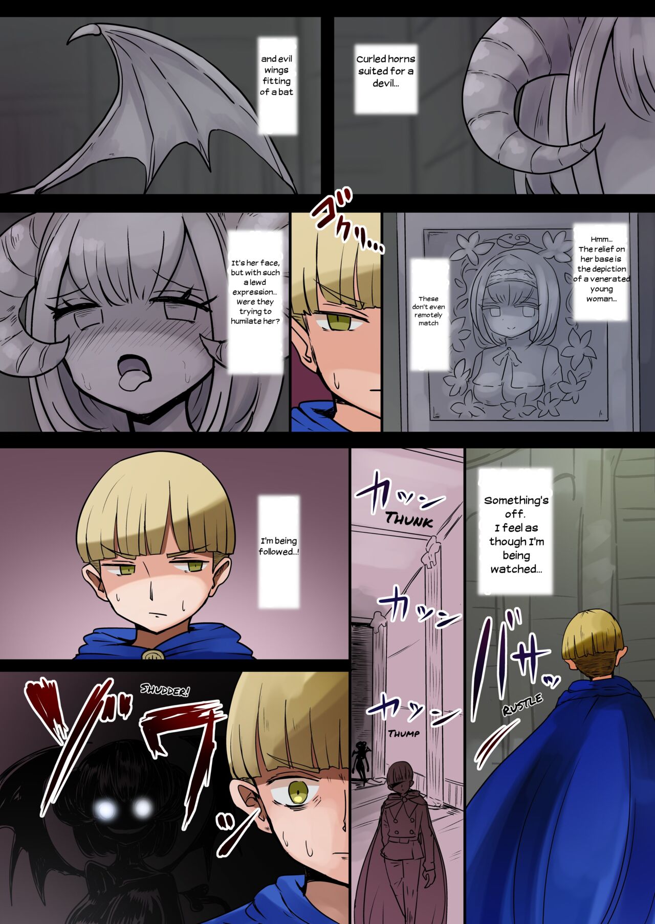 The Hero Who Was Attacked By a Gargoyle and then Turned Into One! page 2 full