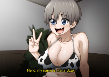 [Accel Art] Uzaki Hana - Waifu Cast (Uzaki chan Asobitai )[English] cover