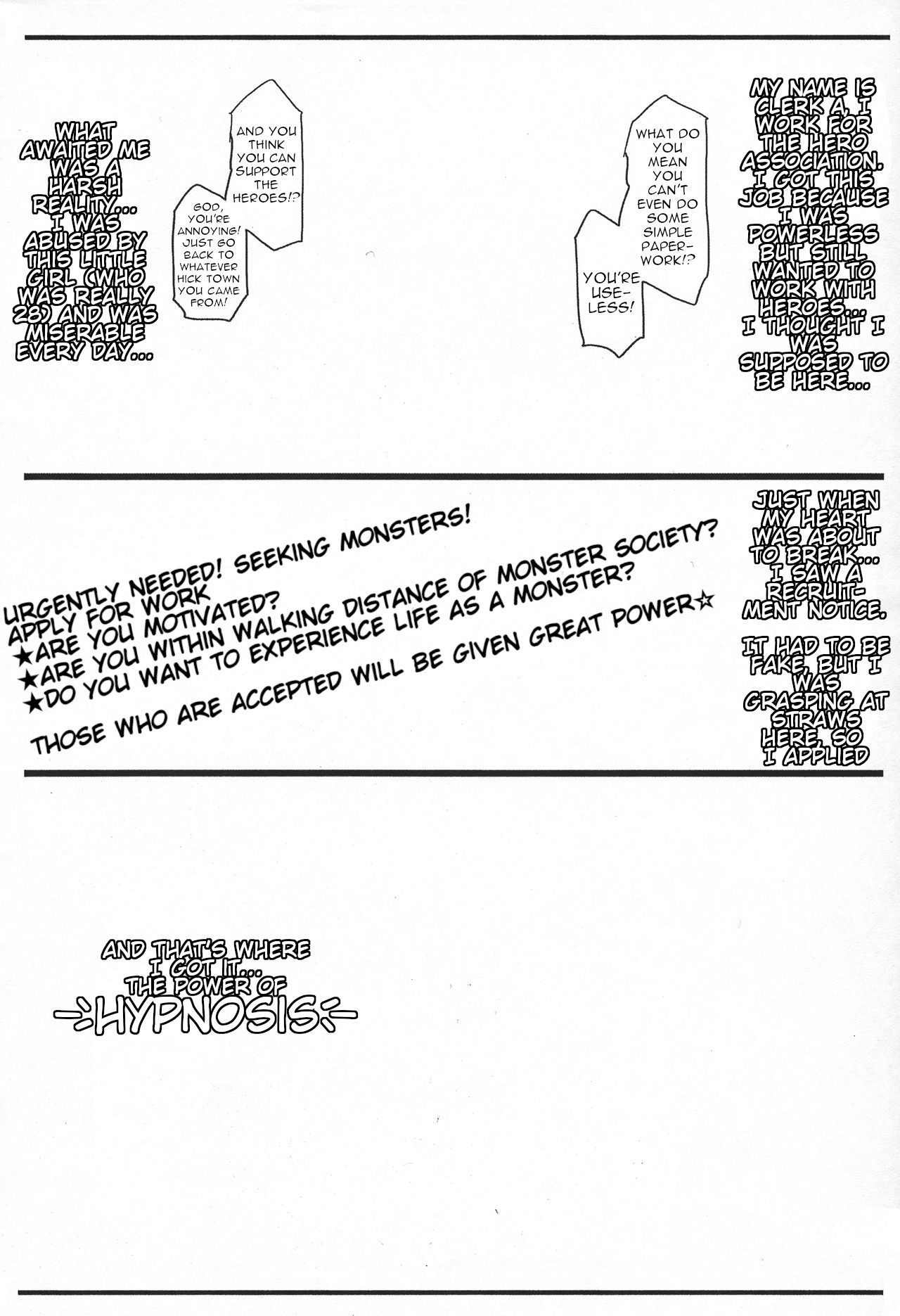 Level Kami "Ore, Kaijin Saimin Man!" page 2 full