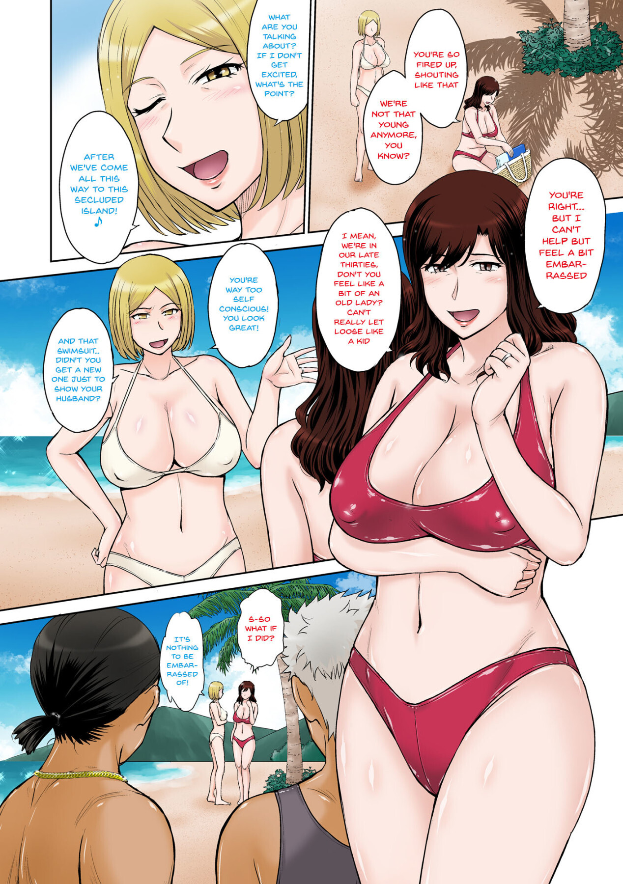 Hitozuma Nanpa! Namahame!! Resort Island | Wife Seduction! And Fucking!! Resort Island page 3 full