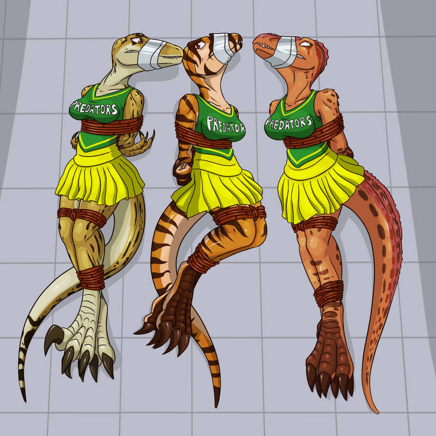 Dinosaur Bondage Collection page 6 full