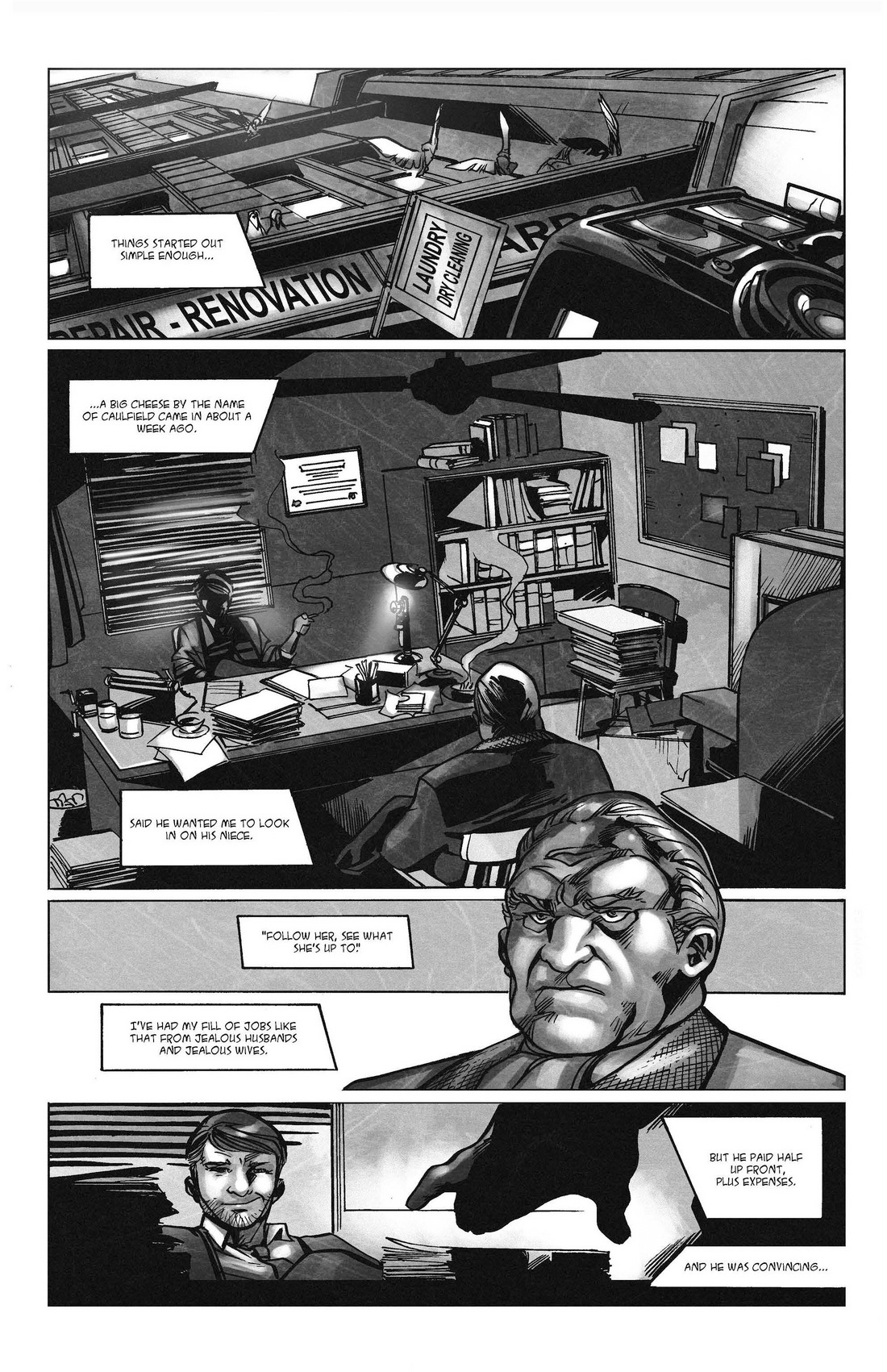 BotComics - The Lucky Lady page 3 full