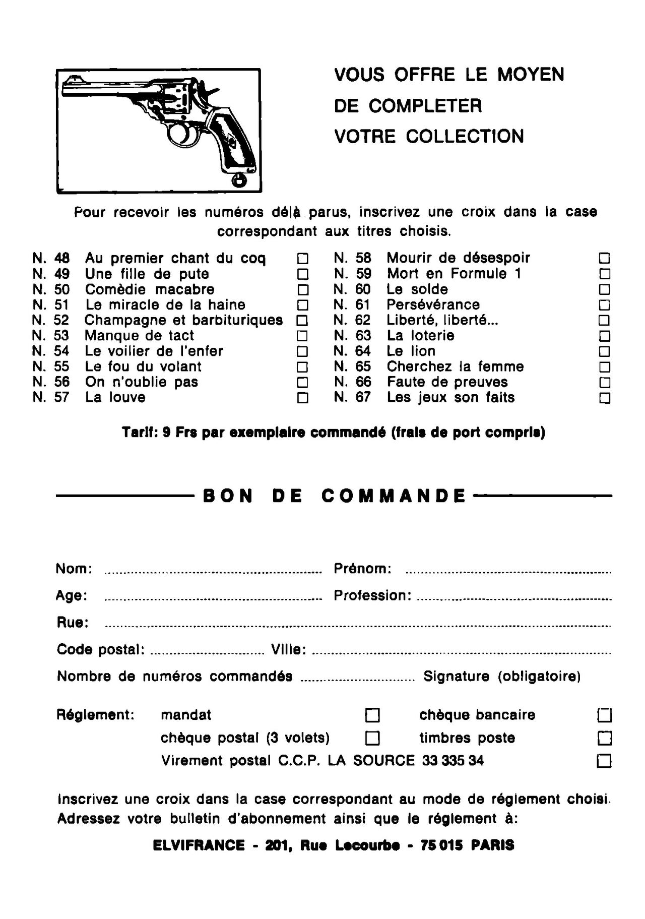 Histoires Noires 068 - Funérailles nationales -  - Mars 1984 page 4 full