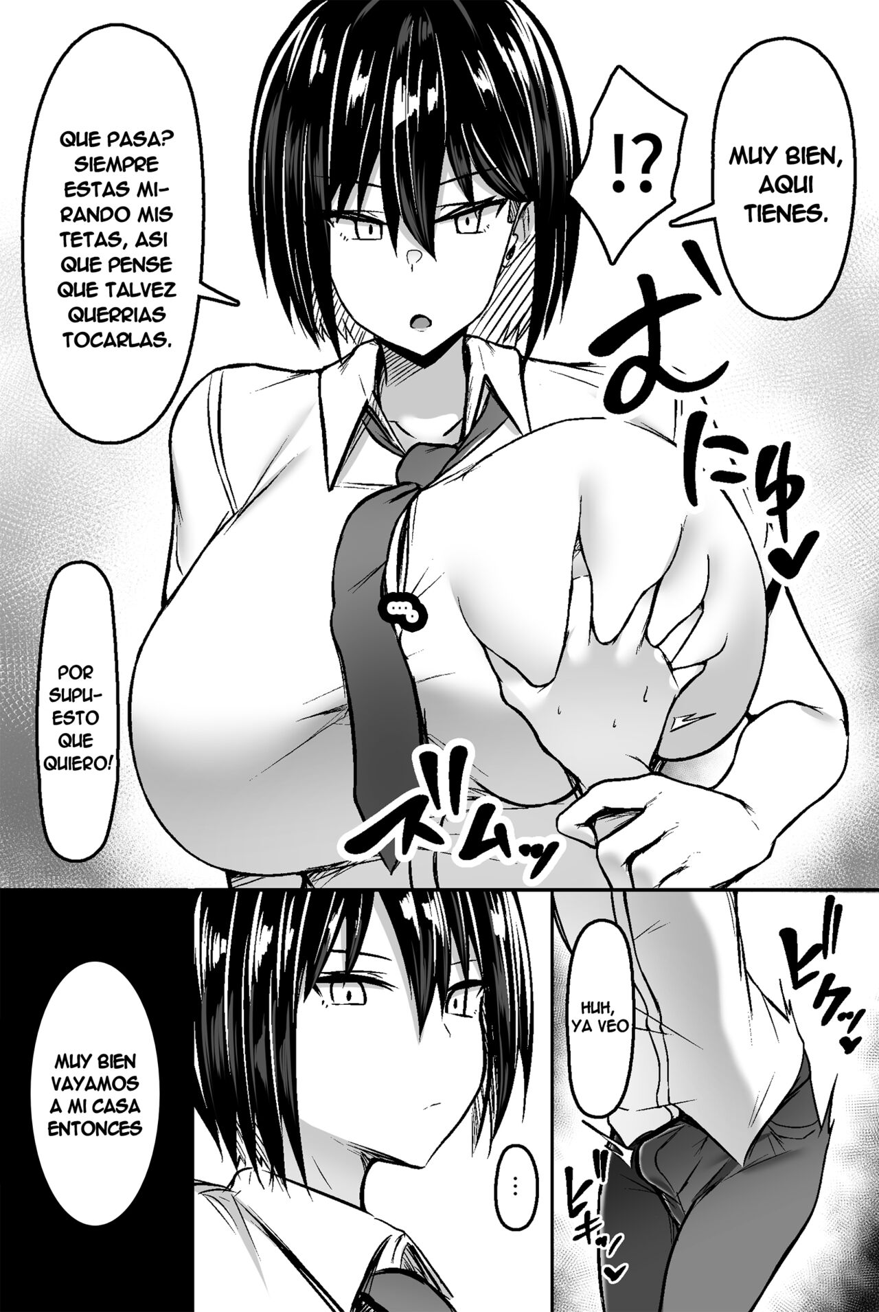 Bakunyuu Deka Onna no Gyakushuu | La venganza de la gigante tetona page 4 full