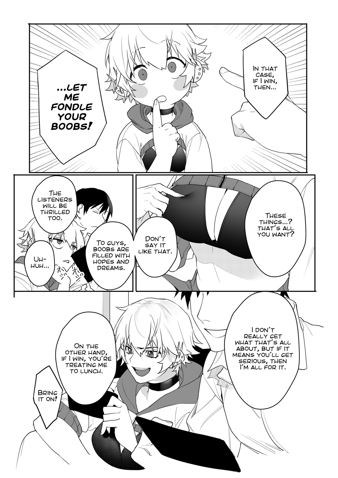 Gamer kanojo no oppai monde mita kekka… | What Happens if You Try to Fondle a Gamer Chick's Boobs... page 8 full