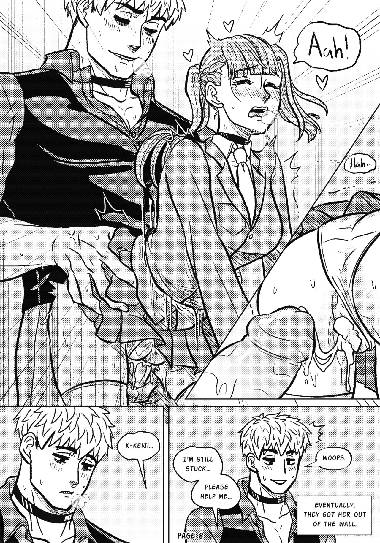 Stuck in Wall 🧱🔞 page 9 full