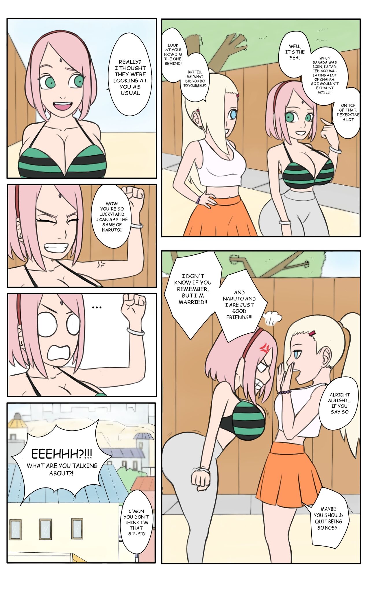 Hot days in Konoha page 3 full