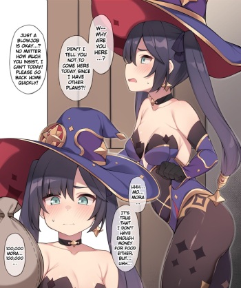 [Moo] Mona-chan ni Aenai Riyuu (Mousou) (Genshin Impact) [English] [Treize][Uncensored] cover