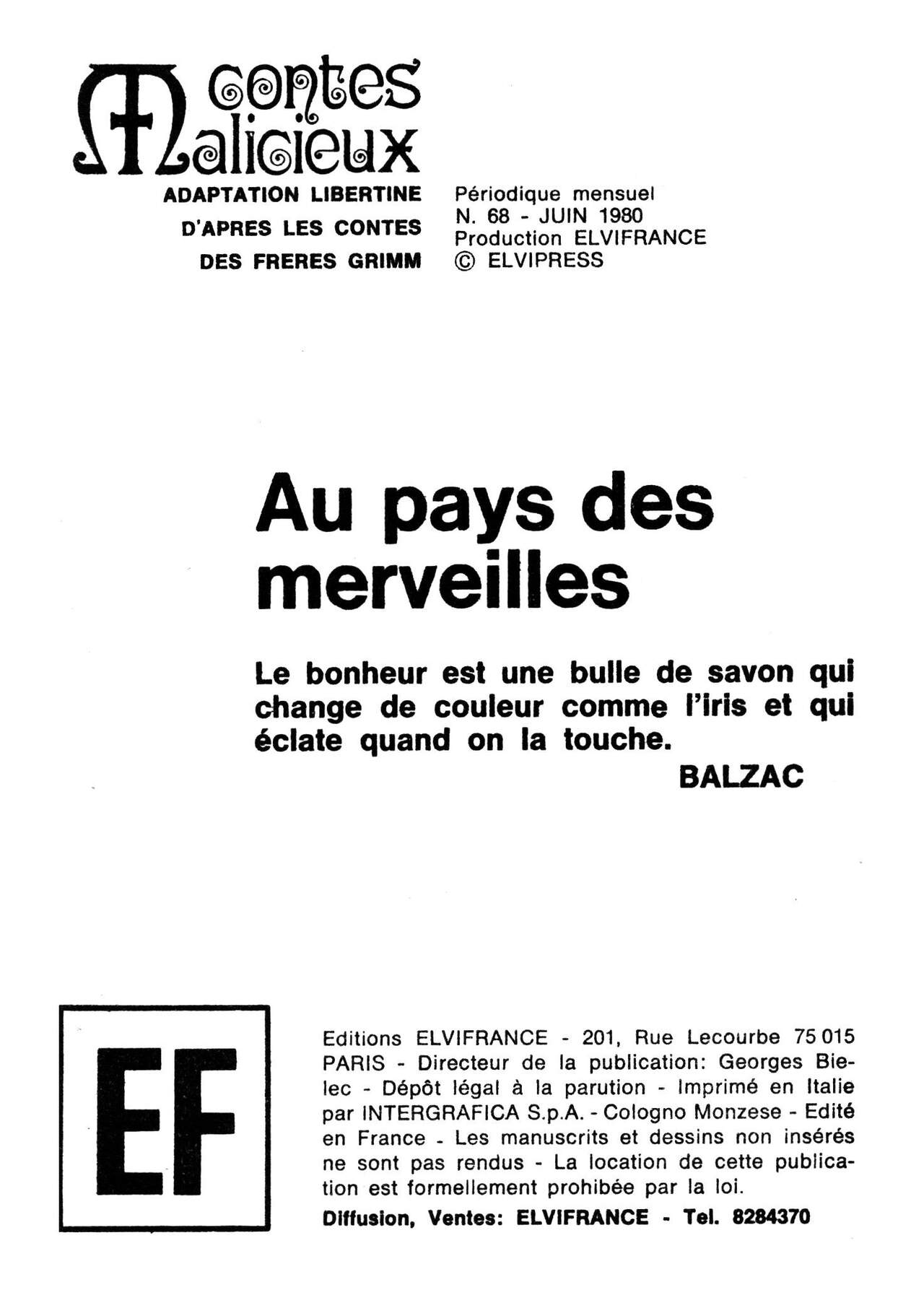 Contes Malicieux 068 - Au pays des merveilles page 3 full