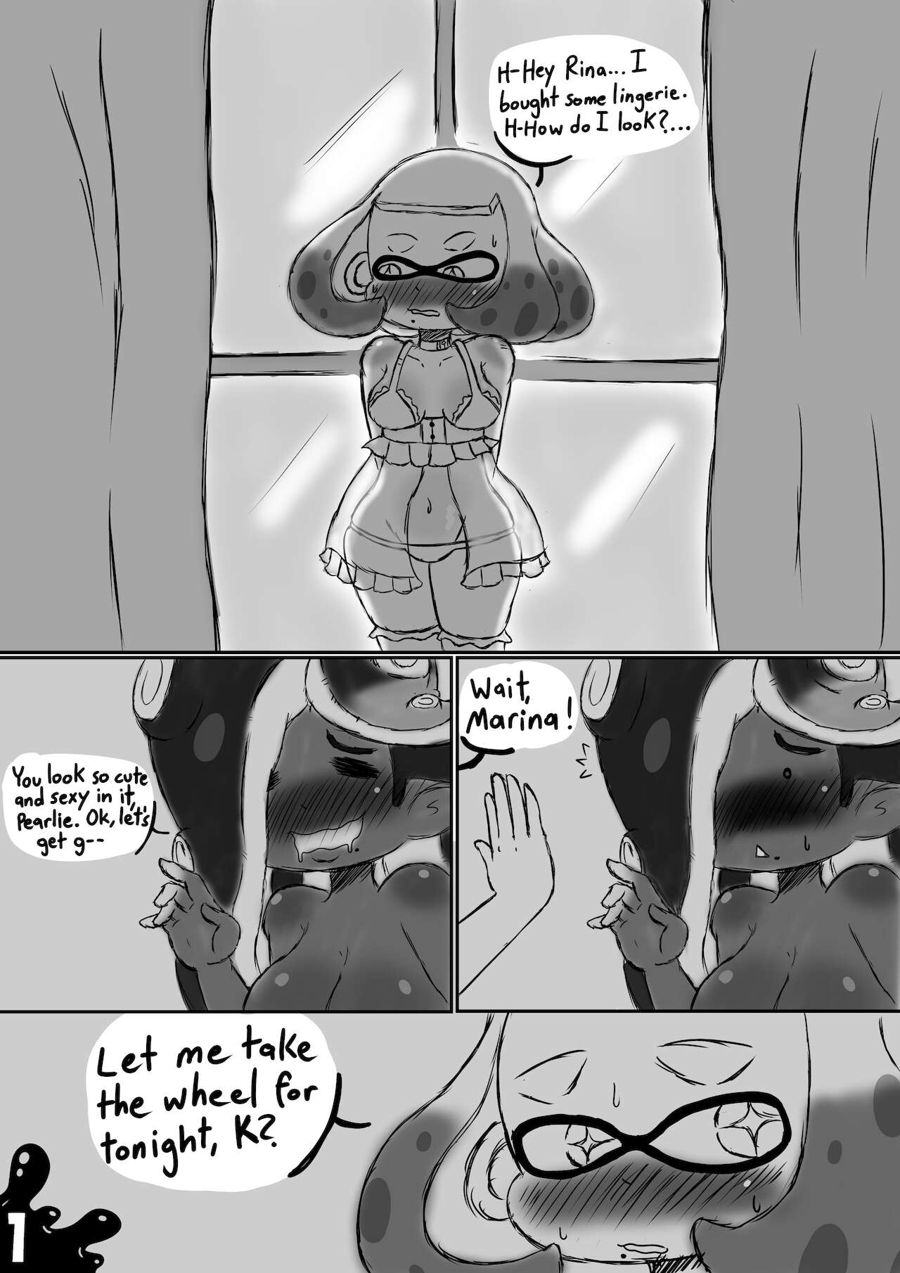 New Years Pearlina Comic page 1 full