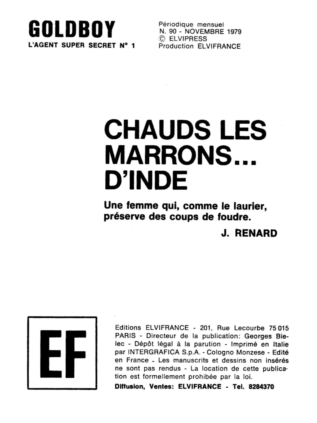 Goldboy N°90 - Chauds les marrons... d'Inde page 3 full