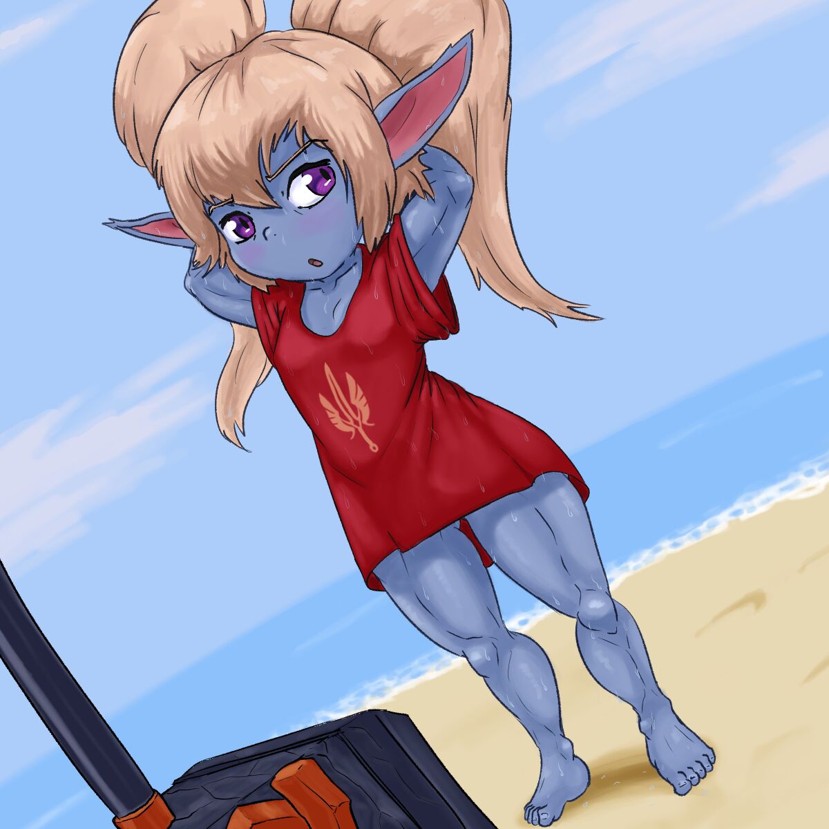 Poppy on the Beach page 3 full