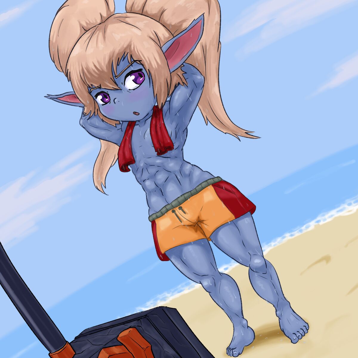 Poppy on the Beach page 4 full