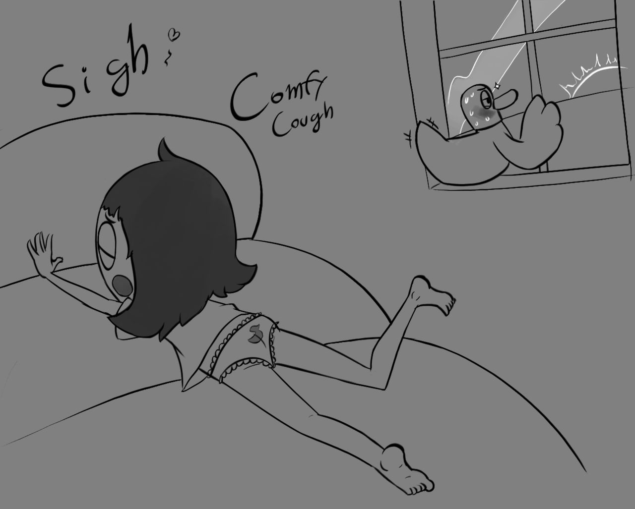 Sarah and Duck Greyscale Set page 12 full