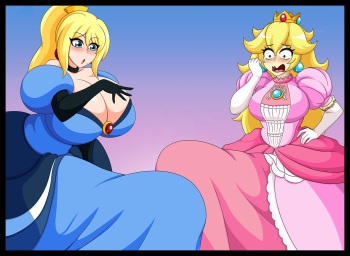 [AizAlter] Futa Princess Samus (Metroid) cover