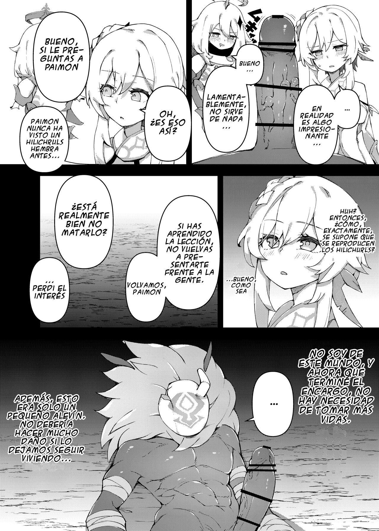 Shingeki no Hilichurl ~Tabibito Hokaku Hen~ Lumine,The End of Travel~ | Lumine, El fin del viaje page 11 full