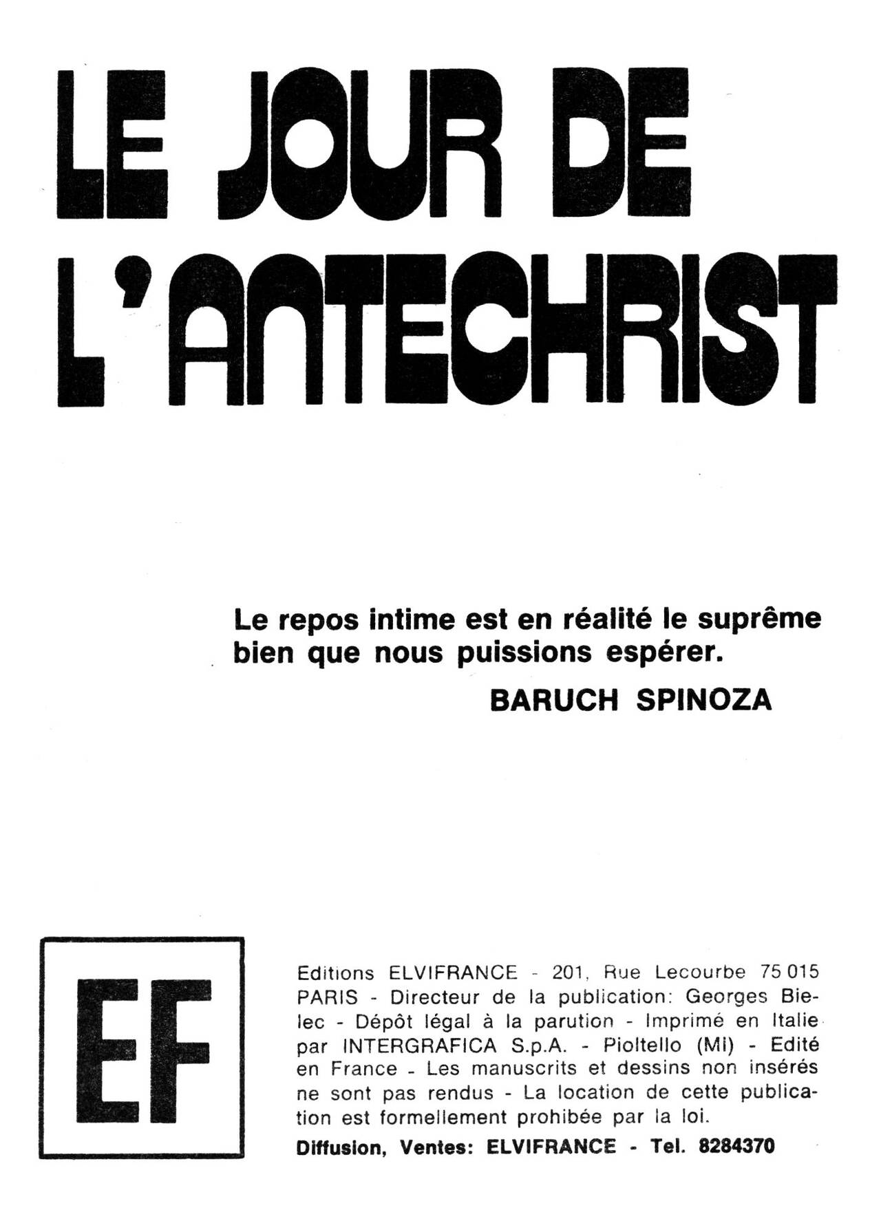 Série Jaune 088 - Le jour de l'antéchrist page 3 full