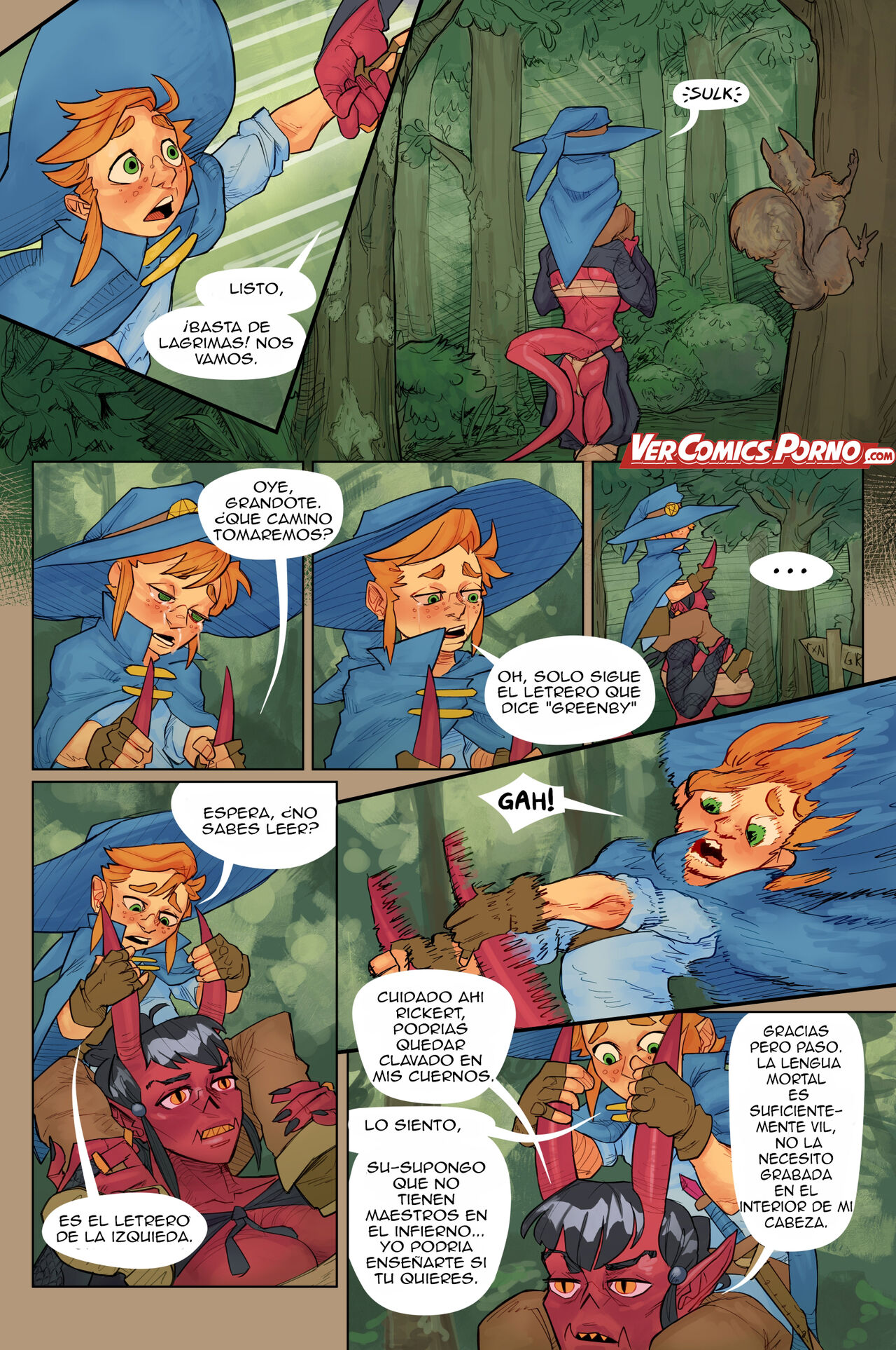 A Boy and His Familiar, Chapter #2 page 6 full