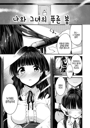 [Shirasagi Rokuwa] Ore to Kanojo no Aoi Haru | 나와 그녀의 푸른 봄 (Furete Torokete.) [Korean] [팀 털난보리] [Digital] cover