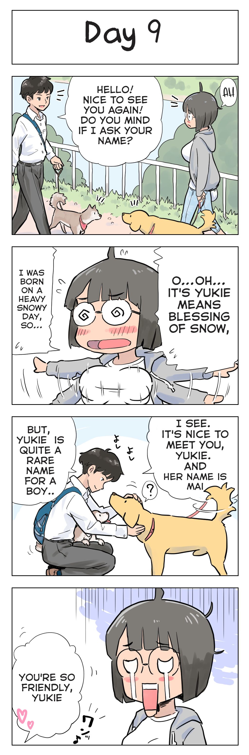 100-nichigo ni Aiken to Sex suru Jimi Kyonyuu Megane-chan page 10 full