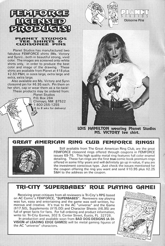 Femforce Pin-Up Portfolio 5 page 2 full