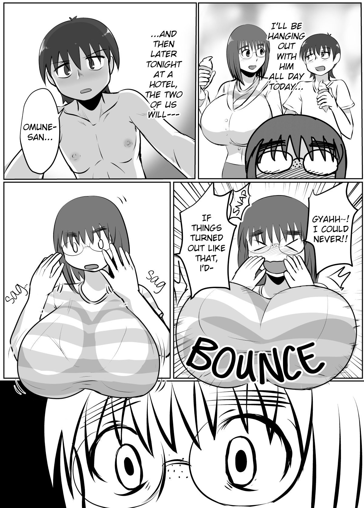 Bonyuu Taishitsu na Bakunyuu Onna ga Oppai Play Suru to Kou Naru | Big Milky Titty Girl Gets Like This When You Play With Her Tits page 4 full
