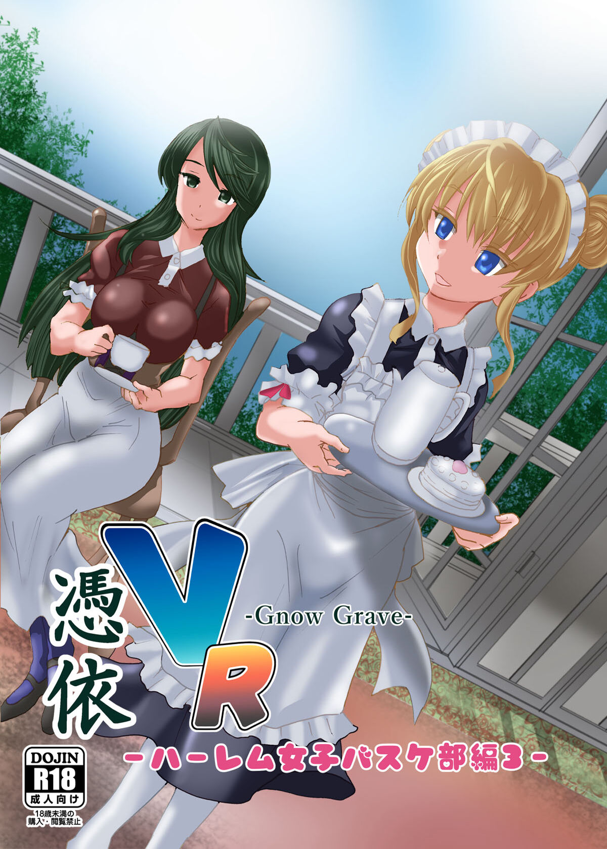 Gnow Grave "Hyoui VR -Harem Joshi Basketball Bu Hen 3-" page 1 full