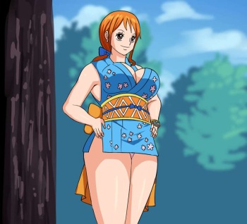(Pinkpawg) Nami Wano - Image Set cover