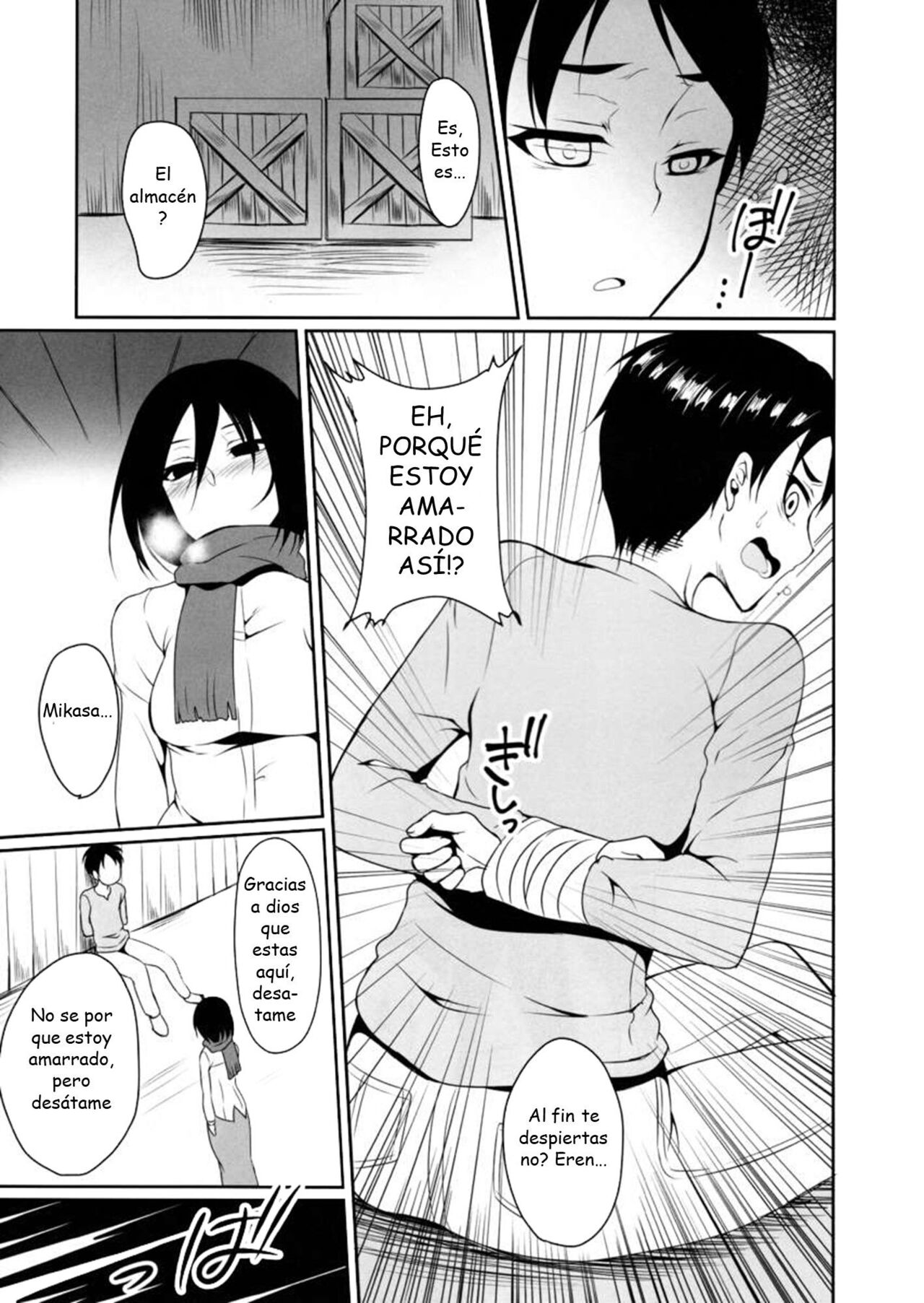 Eren ga Mikasa ni Osowareru Hon page 11 full