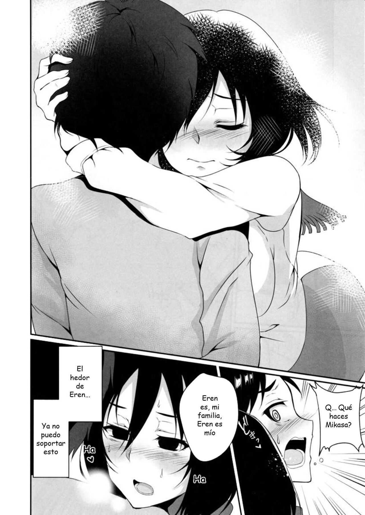 Eren ga Mikasa ni Osowareru Hon page 12 full