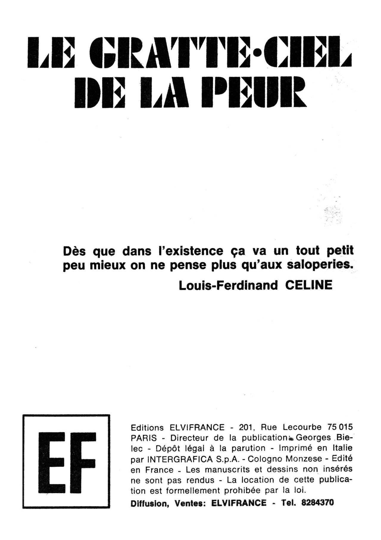 Série Verte 44 - Le Gratte-ciel de la Peur page 3 full