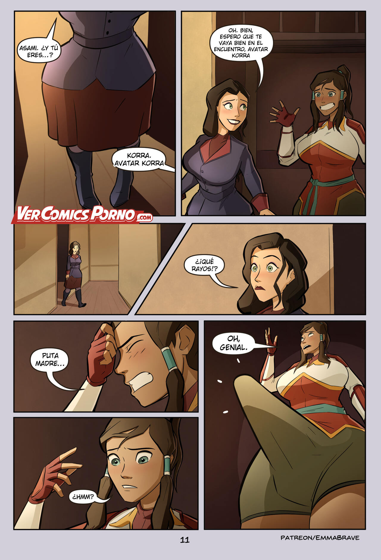 Korra Book One  -  -  -  - Ongoing page 11 full