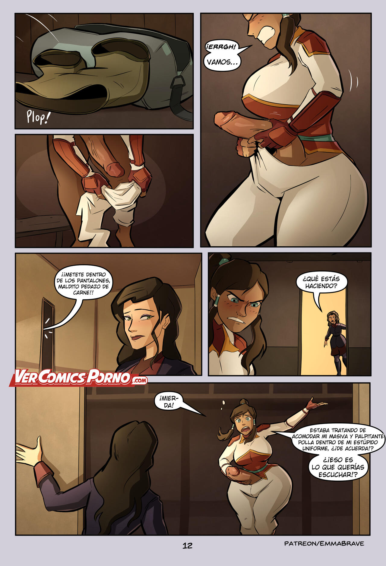 Korra Book One  -  -  -  - Ongoing page 12 full