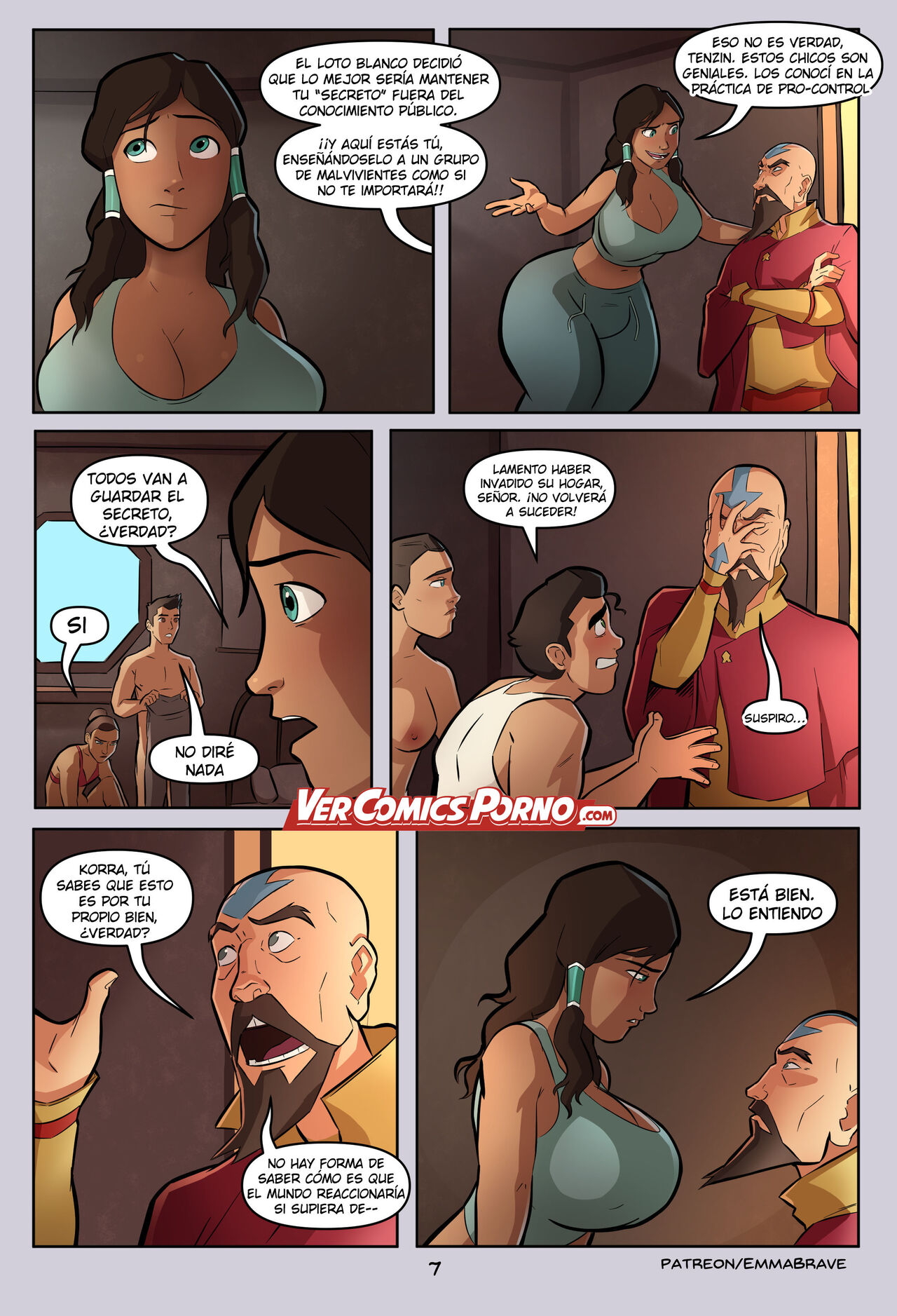 Korra Book One  -  -  -  - Ongoing page 7 full