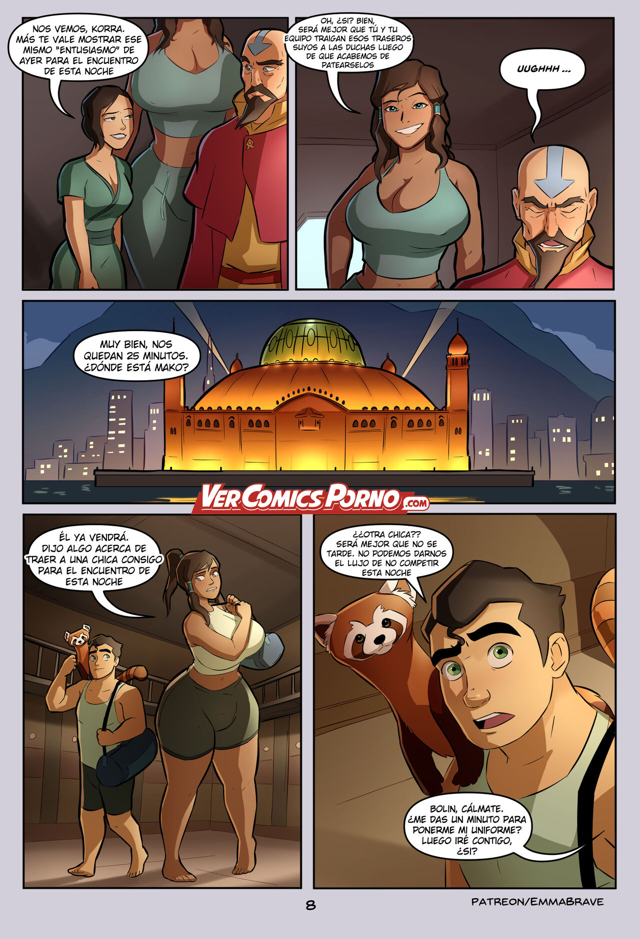 Korra Book One  -  -  -  - Ongoing page 8 full
