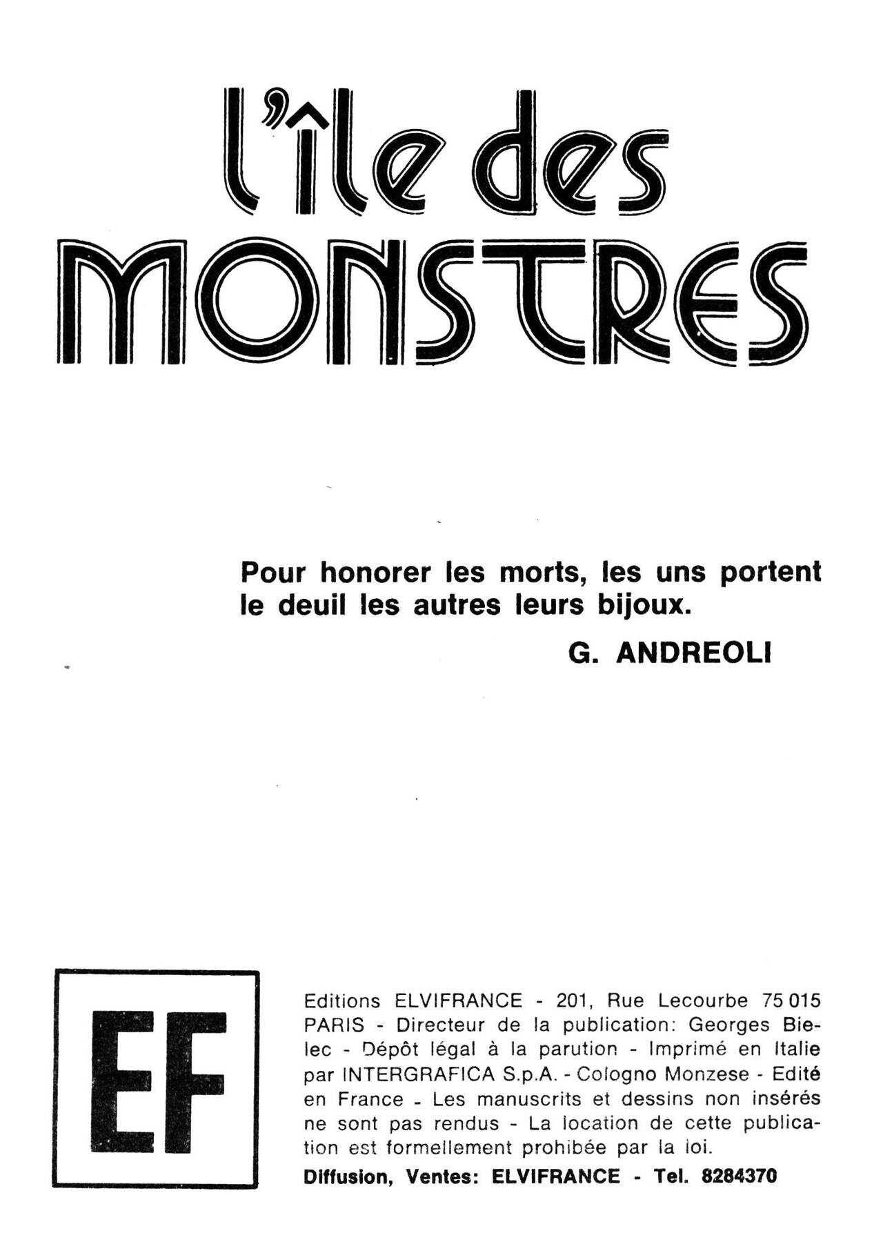Série Jaune 046 - Lîle des monstres page 3 full