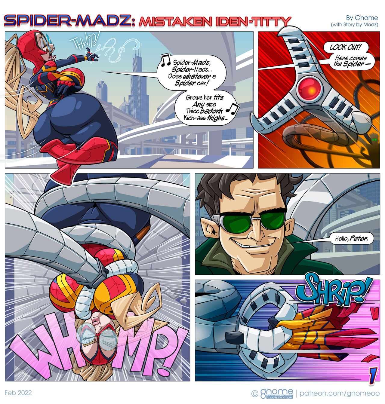 Spider-Madz: Mistaken Identitty page 1 full