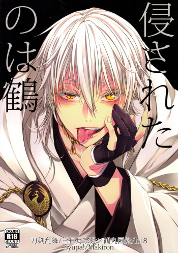 (Senka no Toki 3) [Syupa! (Makiron)] Okasareta no wa Tsuru (Touken Ranbu) cover