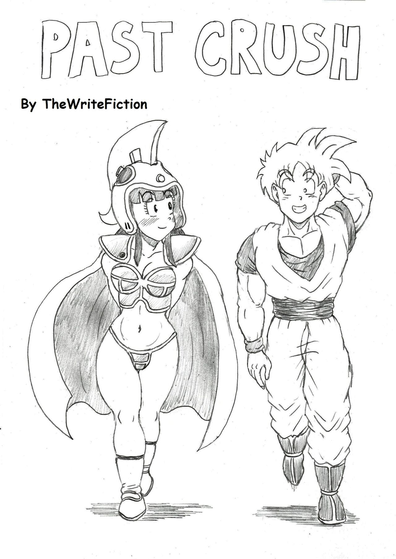 Past Crush: Teen Gohan X Princess Chi-Chi page 1 full