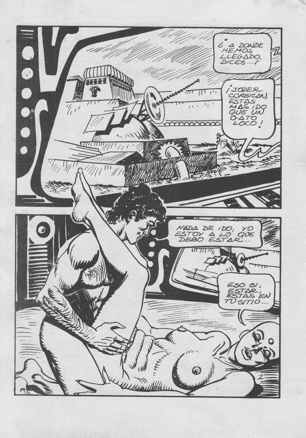 Las Eroticas Aventuras de Corsican Sexpace - N°5 - Sexo en el planeta de los parasitos page 4 full